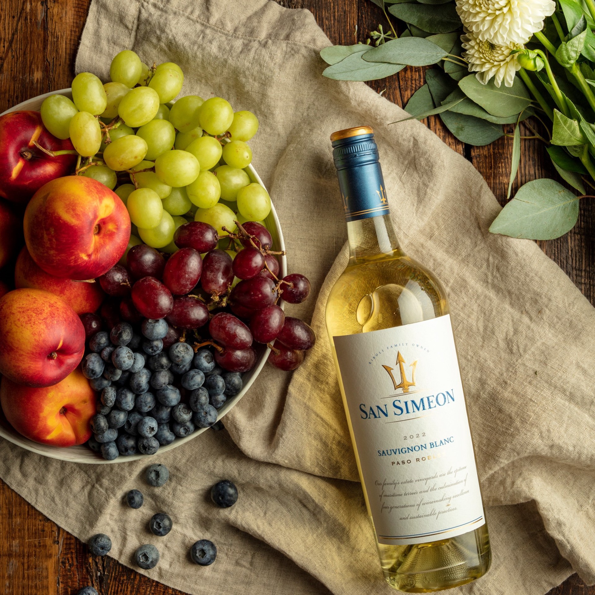 slide 4 of 8, San Simeon Sauvignon Blanc Paso Robles White Wine 750mL, 750 ml