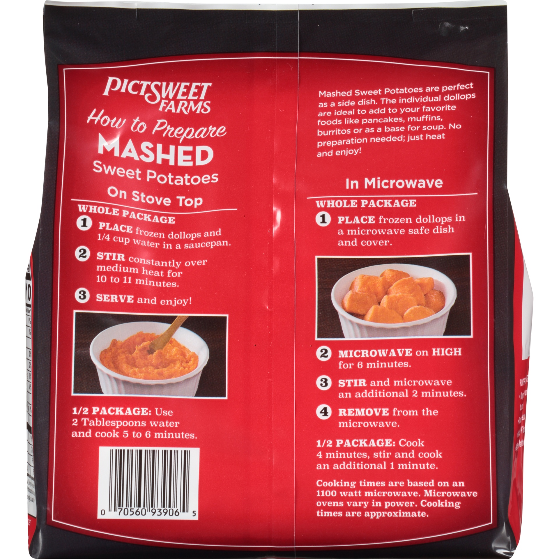 slide 3 of 8, Pictsweet Farms® frozen mashed sweet potatoes, 16 oz