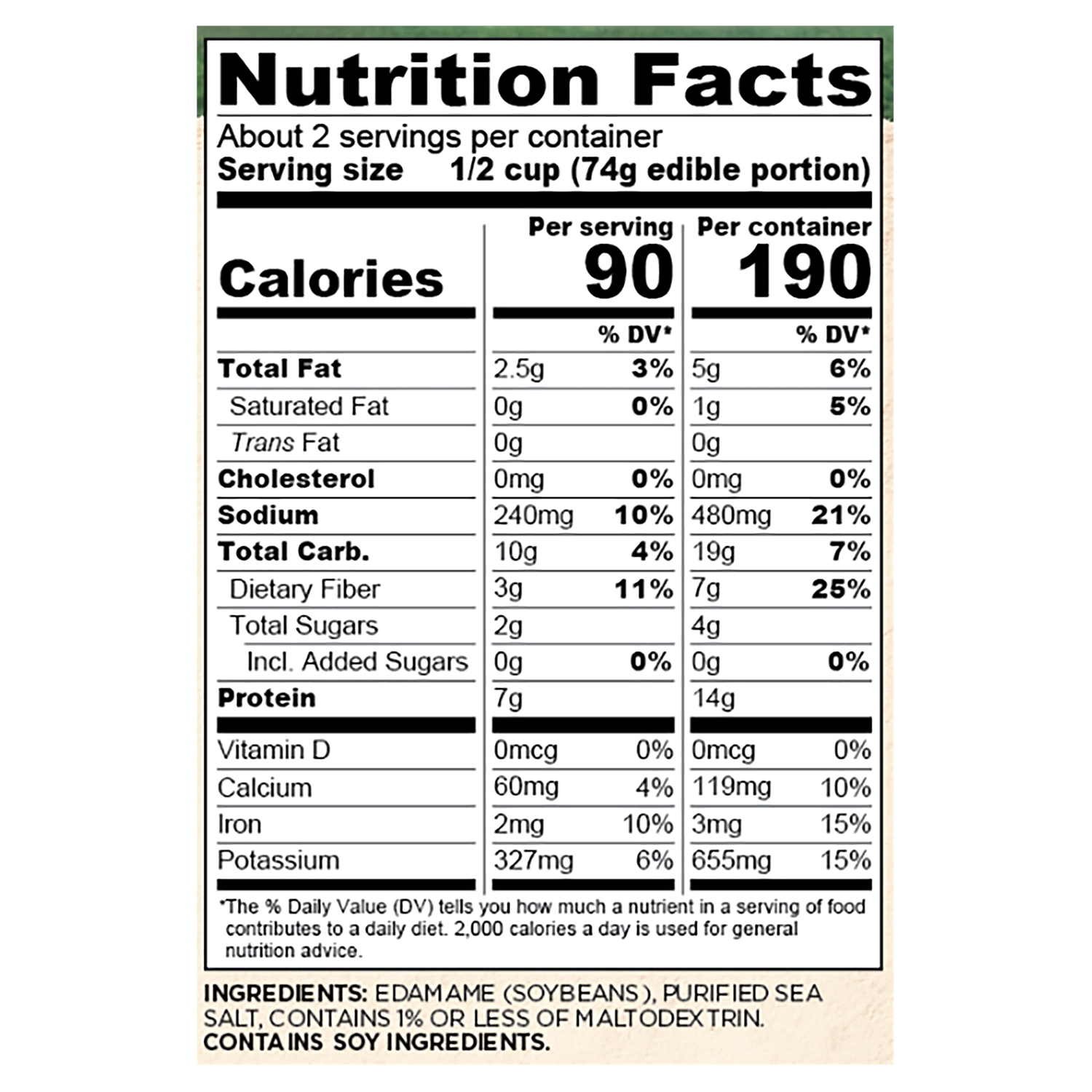 slide 2 of 2, PictSweet Edamame with Sea Salt, 10 oz