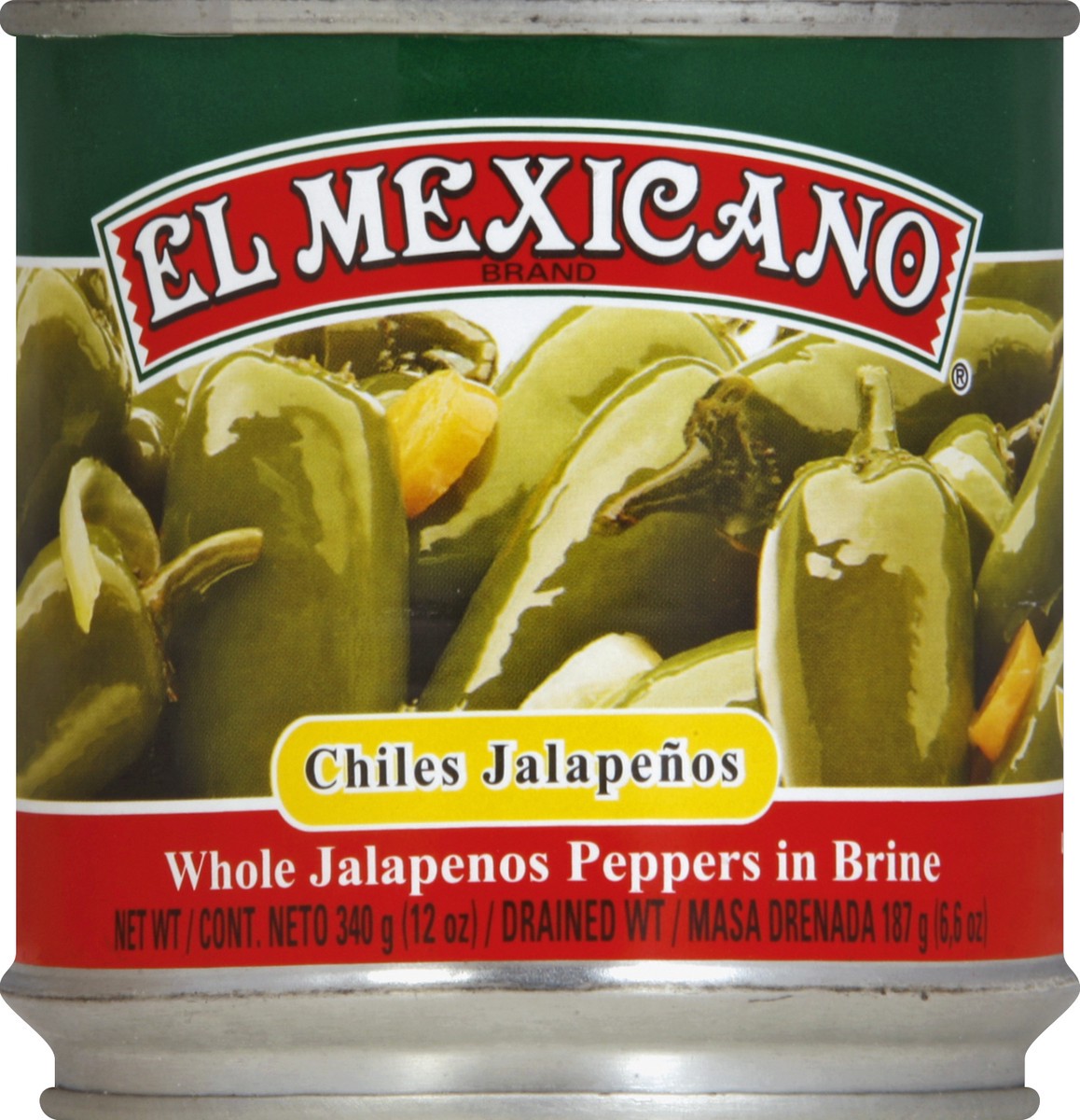 slide 2 of 3, El Mexicano Jalapenos Peppers 340 g, 13 oz