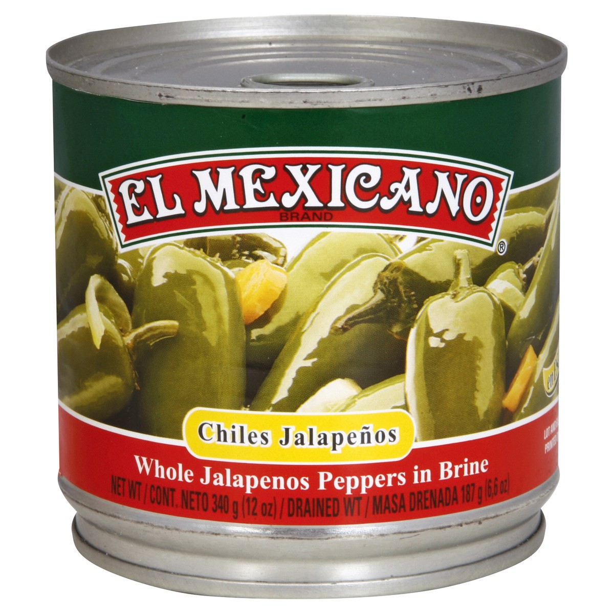 slide 3 of 3, El Mexicano Jalapenos Peppers 340 g, 13 oz