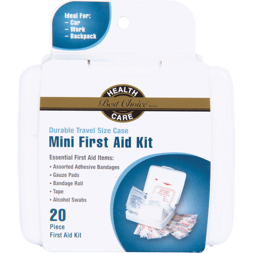 slide 1 of 1, Best Choice Mini First Aid Kit, 20 pc