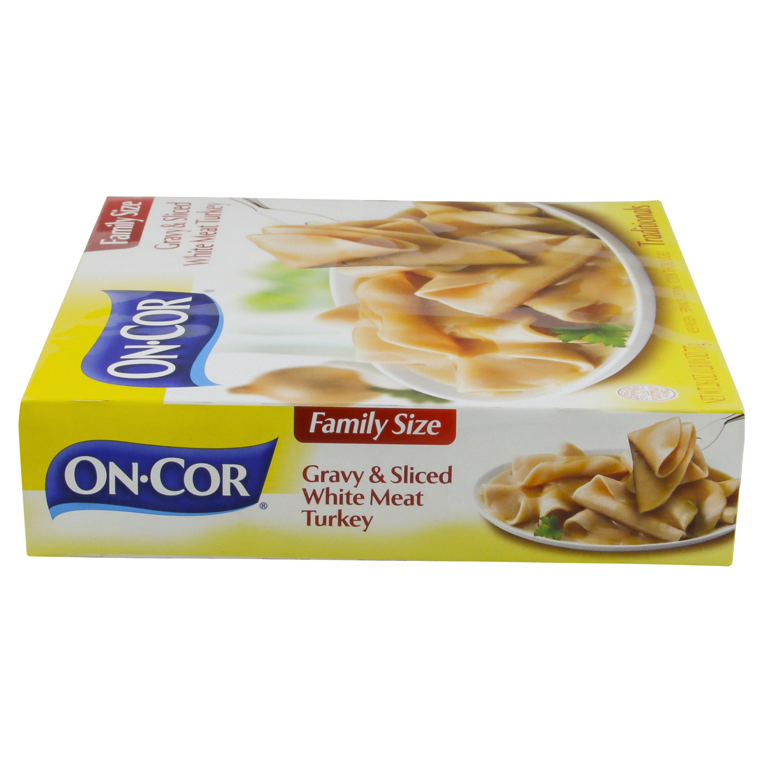 slide 2 of 4, On-Cor Gravy & Sliced White Meat Turkey 26 oz, 26 oz