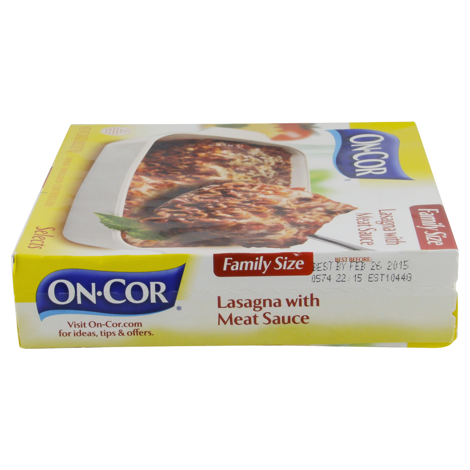 slide 3 of 4, On-Cor Lasagna with Meat Sauce 28 oz, 28 oz