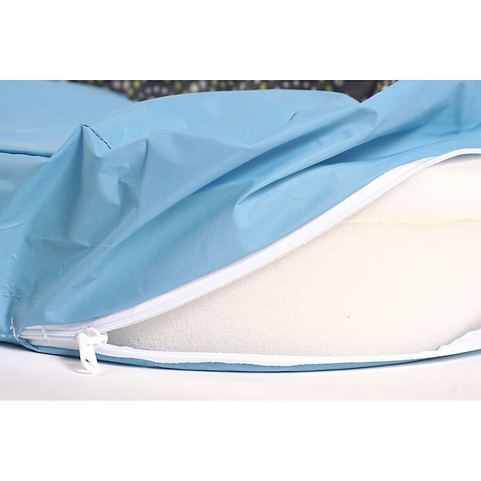 slide 2 of 3, My Brest Friend Nursing Pillow Cover - Blue, 1 ct