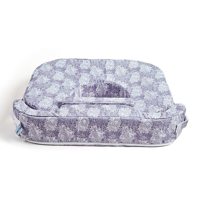 slide 2 of 5, My Brest Friend Twin/Plus Flowers Nursing Pillow - Purple, 1 ct