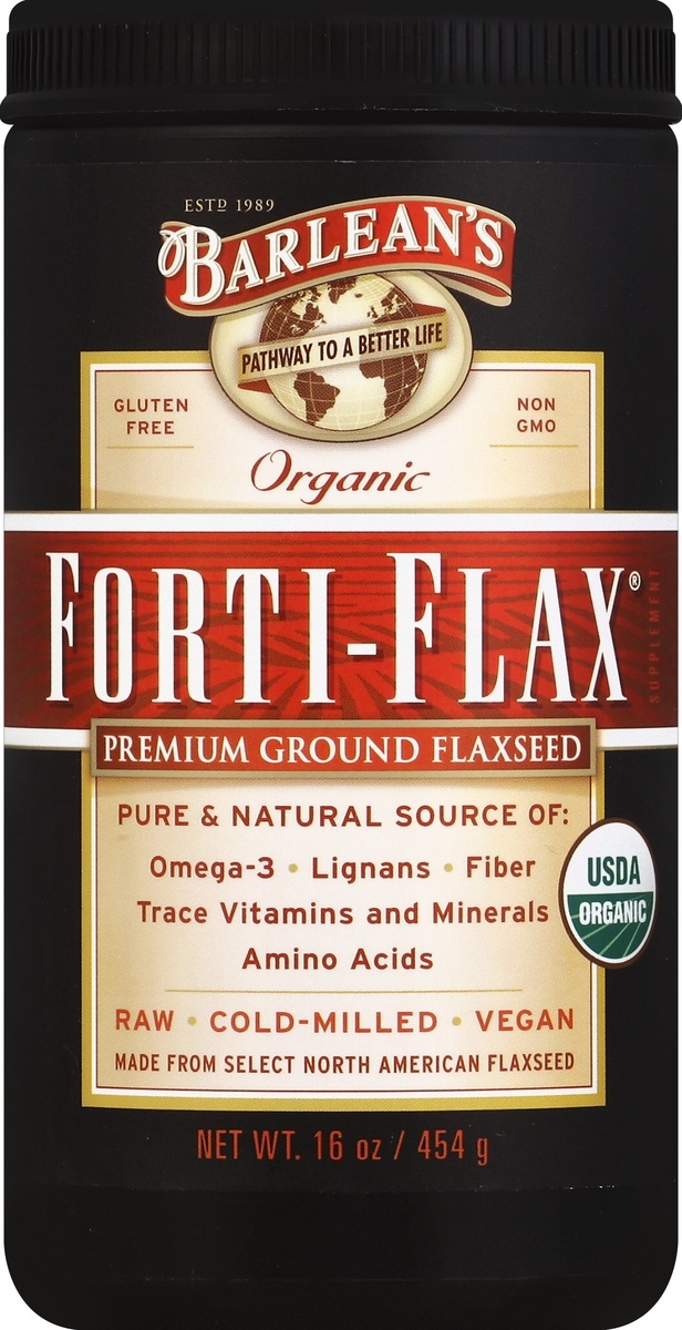 slide 2 of 2, Barlean's Forti Flax, 16 oz