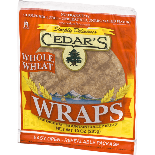 slide 3 of 9, Cedar's Whole Wheat Wraps, 10 oz