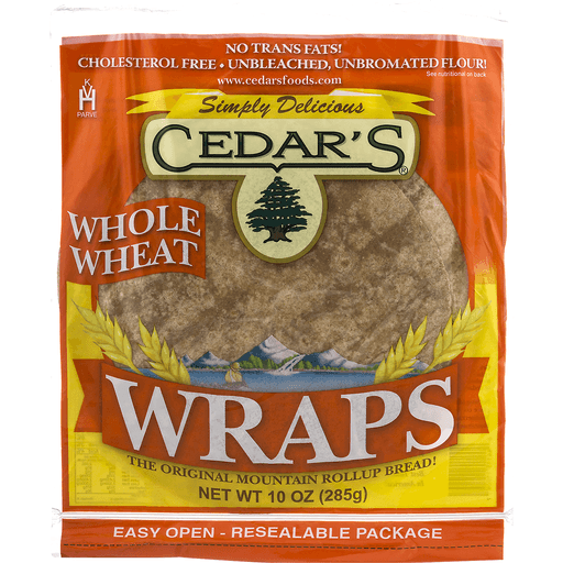 slide 4 of 9, Cedar's Whole Wheat Wraps, 10 oz