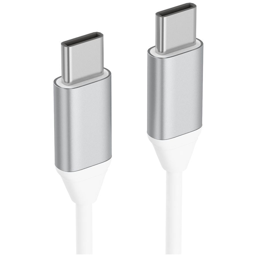 slide 4 of 5, Just Wireless USB-C to USB-C Cable, 1 ct