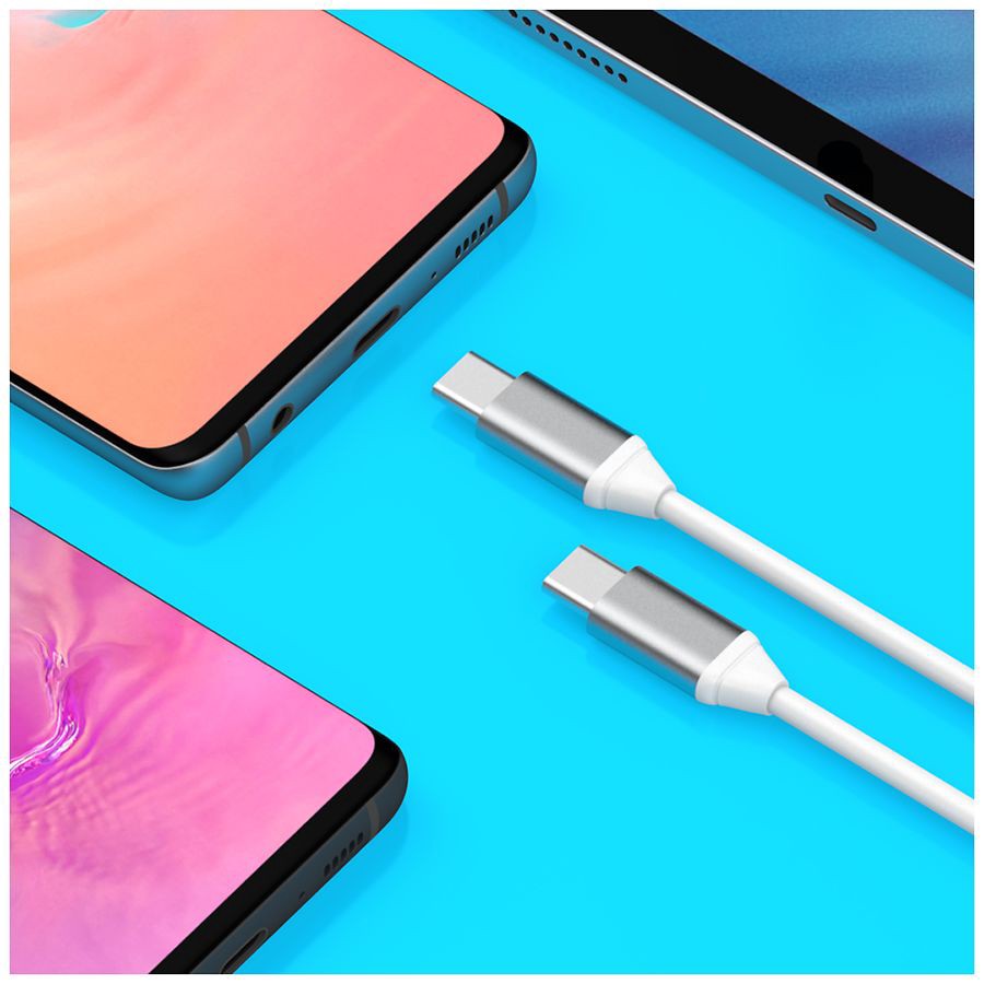 slide 2 of 5, Just Wireless USB-C to USB-C Cable, 1 ct