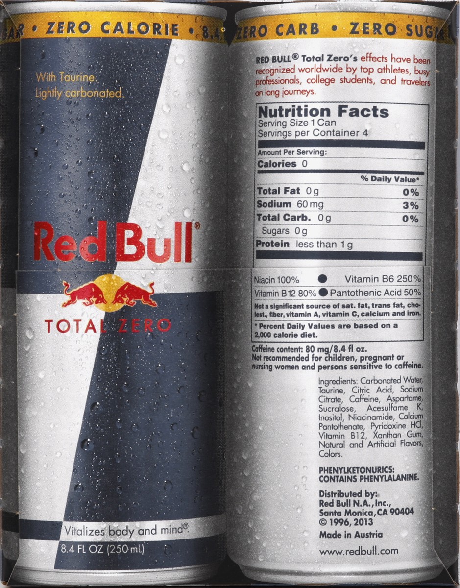 slide 3 of 7, Red Bull Energy Drink 4 ea, 4 ct