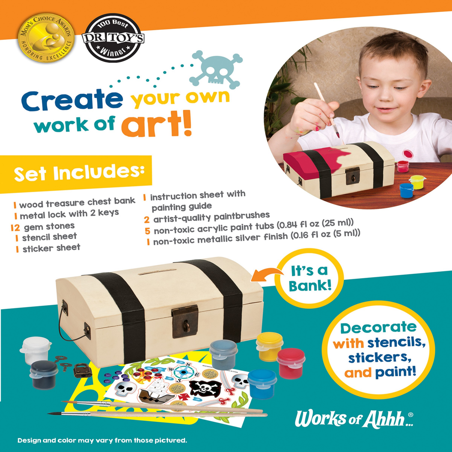 slide 2 of 2, Works of Ahhh Treasure Chest, 1 ct