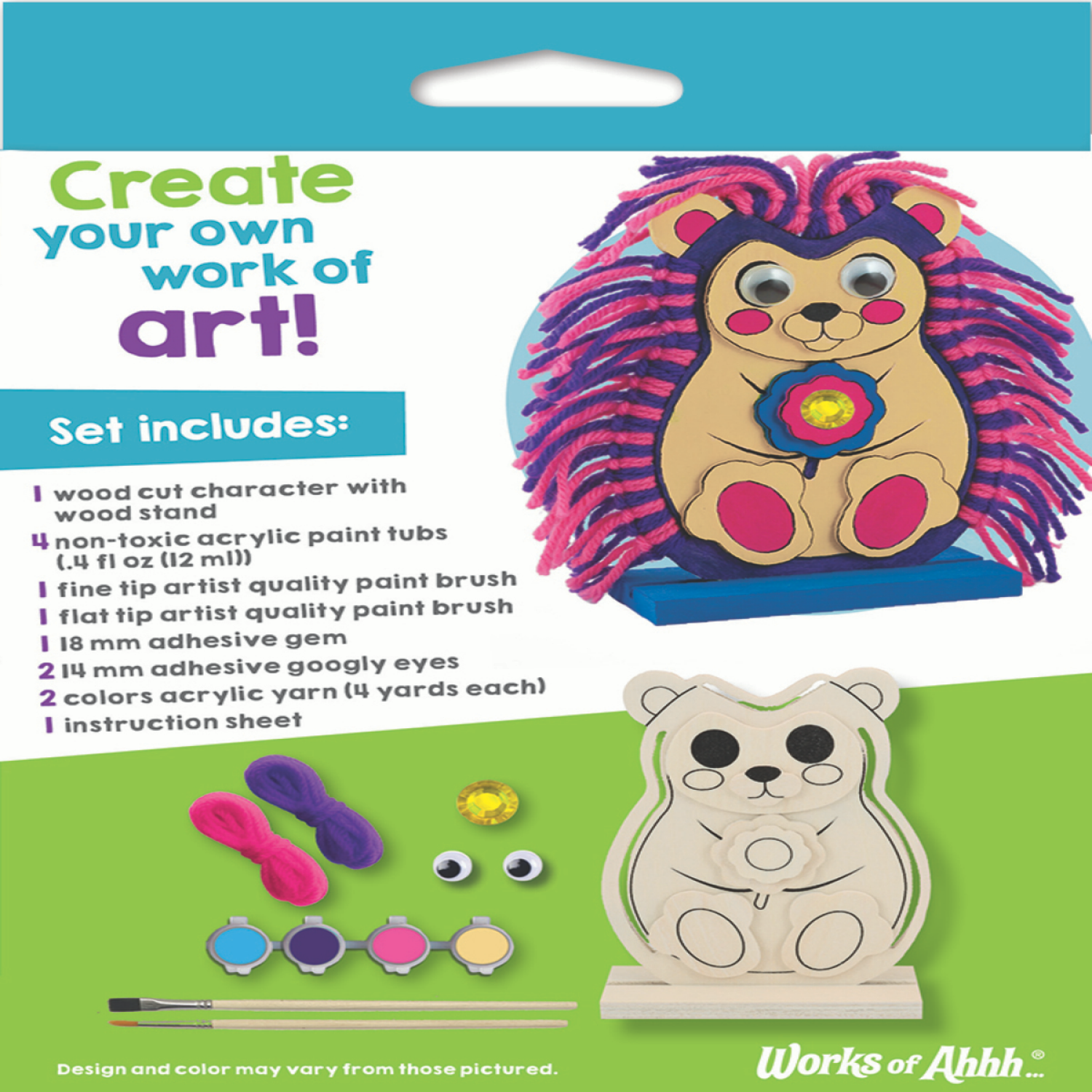 slide 2 of 2, WOA Yarn Wrap Animal Asst, 1 ct