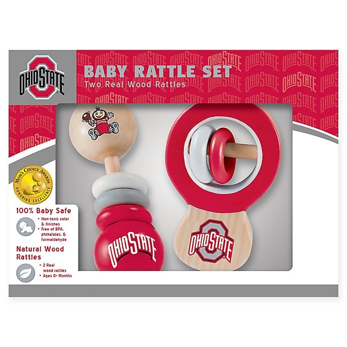 slide 1 of 1, NCAA Ohio State University Rattles, 2 ct