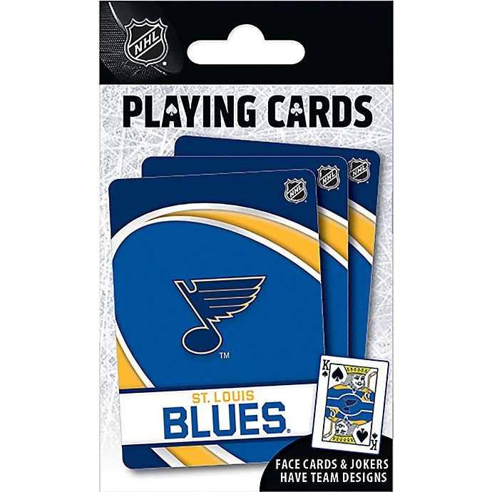 slide 1 of 1, NHL St. Louis Blues Playing Cards, 1 ct