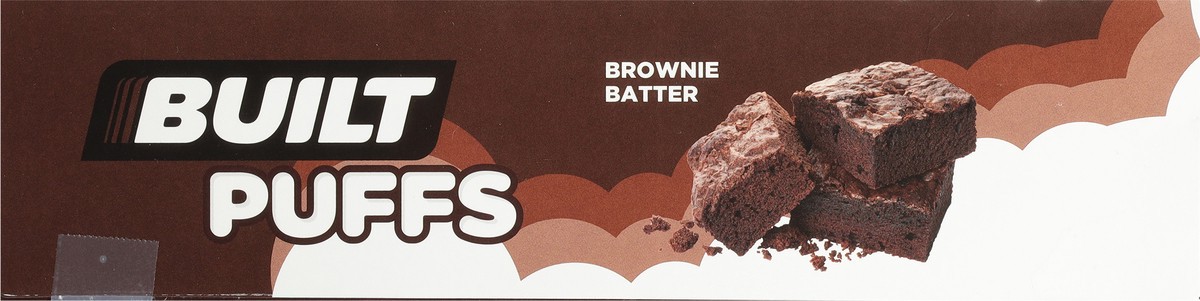 slide 7 of 12, Built Bar BUILT Puff Protein Bars, Brownie Batter, 17g Protein, 140 calories, 12 Count, 1.41 oz Bars, 1.08 lb