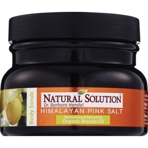 slide 1 of 1, Natural Solution Pink Salt Body Scrub Marual Oil, 12.5 oz