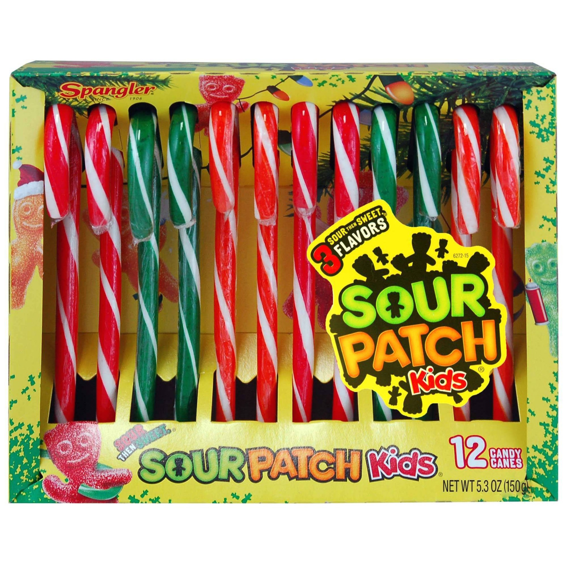 slide 1 of 1, Sour Patch Kids Sour Patch Holiday Candy Cane Box, 5.3 oz