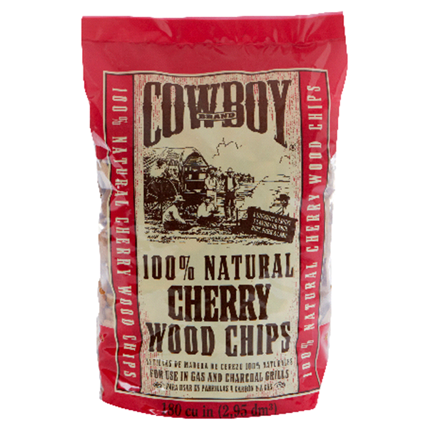 slide 1 of 1, Cowboy Charcoal 100% Natural Cherry Wood Chips, 2 lb