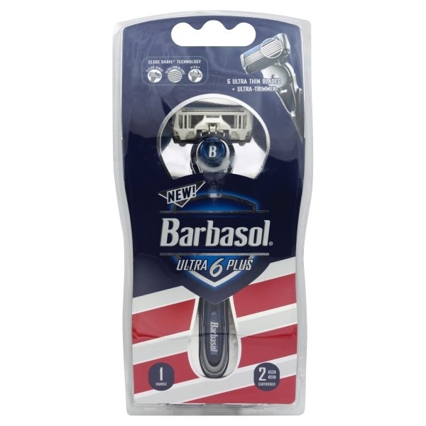 slide 1 of 6, Barbasol Shave Kit, Ultra 6 Plus, 1 ct