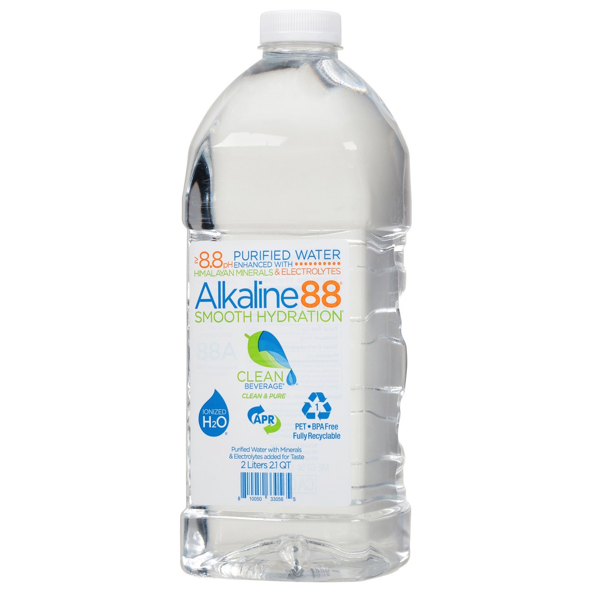 slide 8 of 13, Alkaline88 Smooth Hydration Purified Water- 2 liter, 2.10 qt