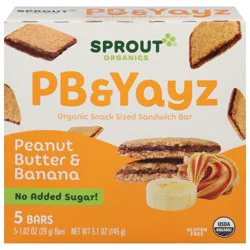 Sprout Organics Peanut Butter & Banana Sandwich Bar
