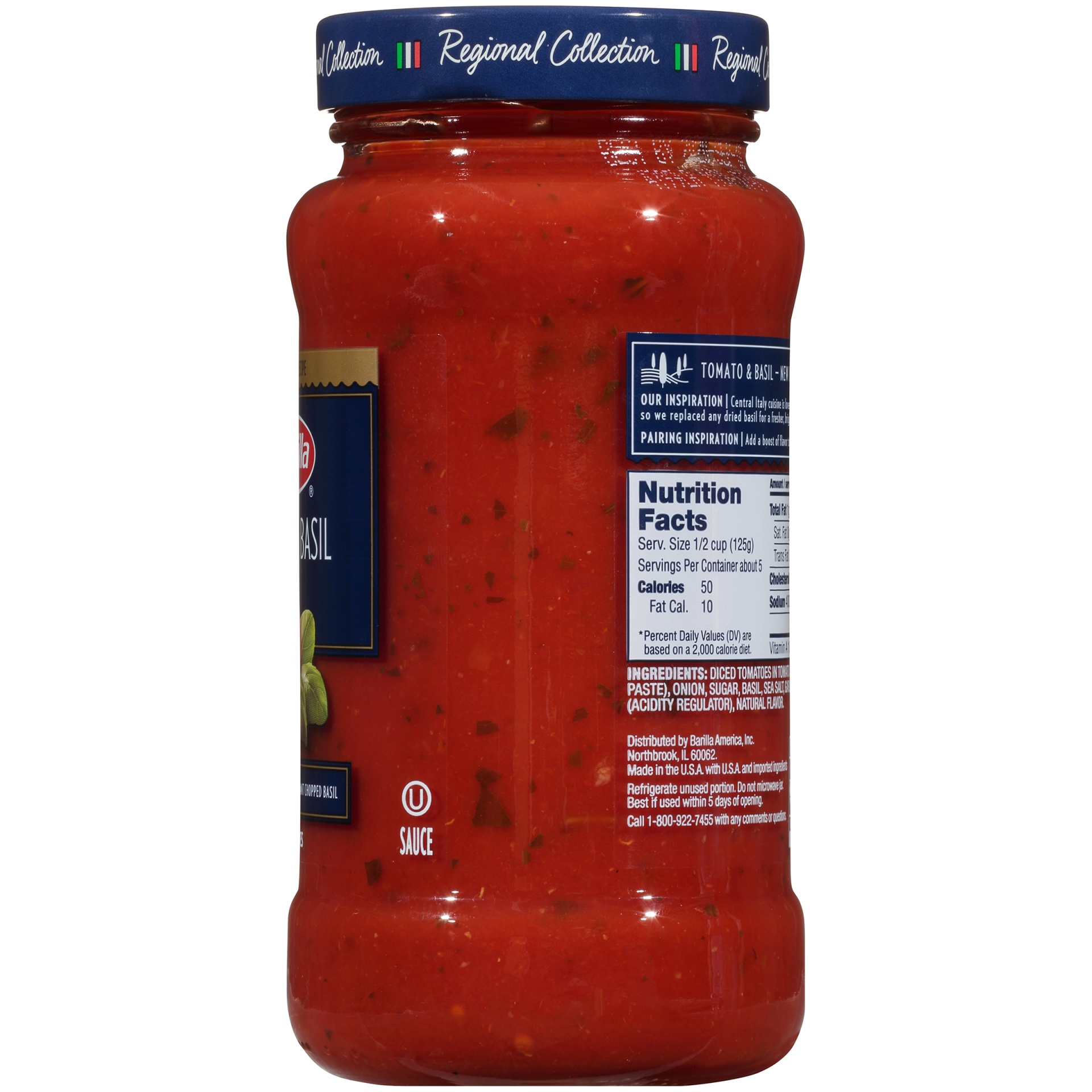 slide 3 of 6, Barilla All Natural Tomato & Basil Pasta Sauce, 24 oz