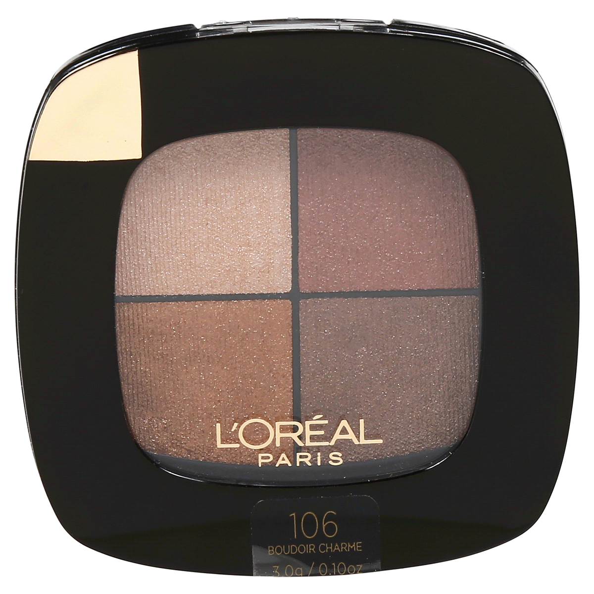 slide 1 of 1, L'Oréal Colour Riche Eyeshadow Quads Boudoir Charm - 106, 0.1 oz