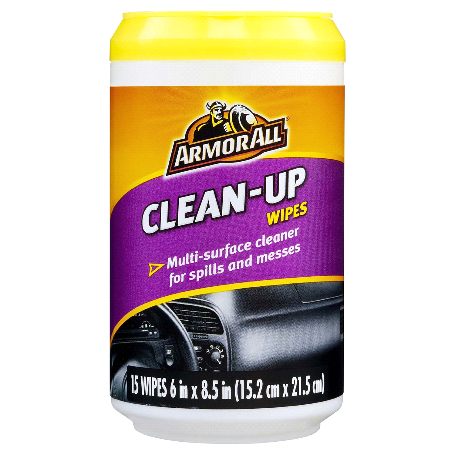 slide 1 of 1, Armor All Clean-Up Wipes 15 ea, 15 ct