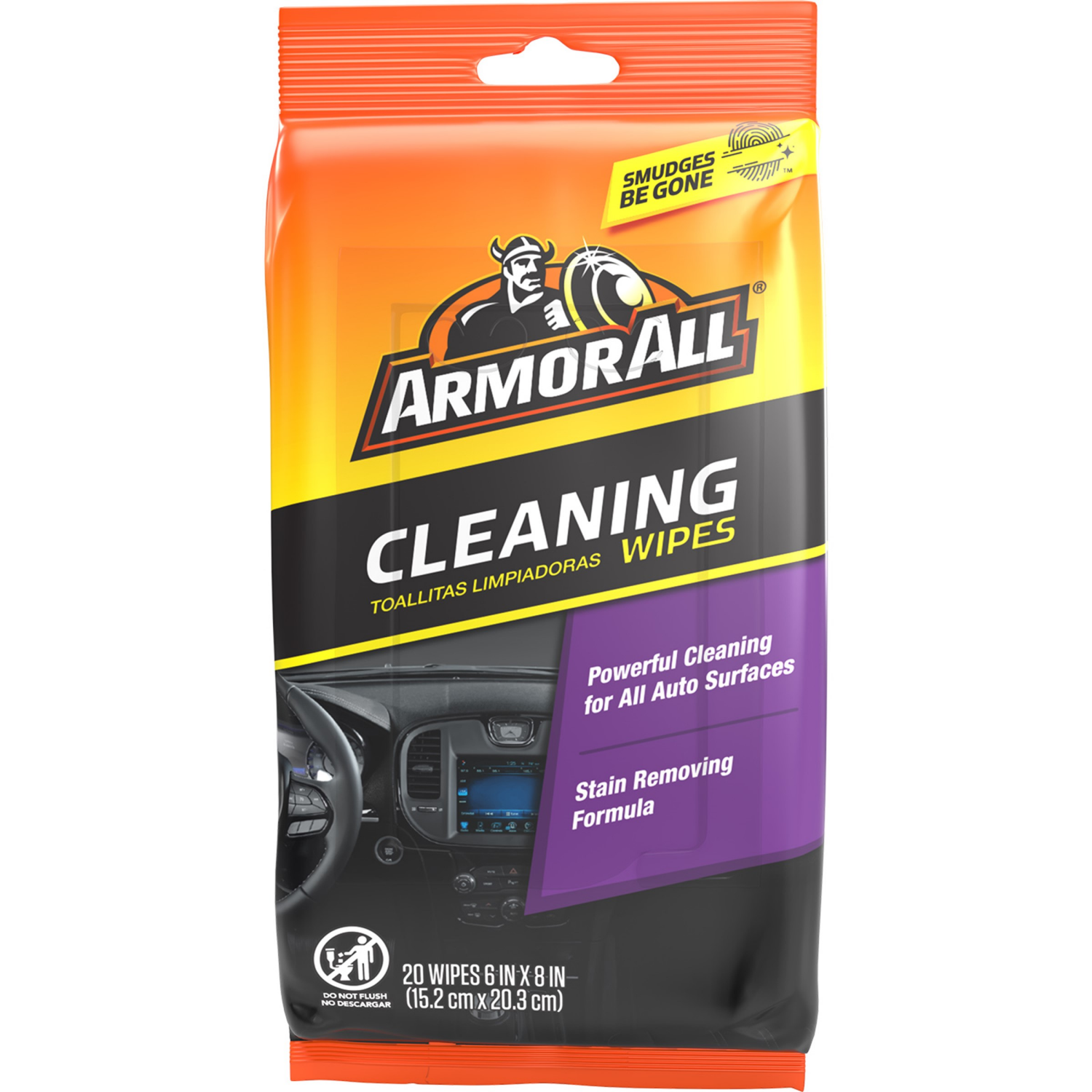 slide 1 of 2, Armor All Cleaning Wipes 20 ea, 20 ct