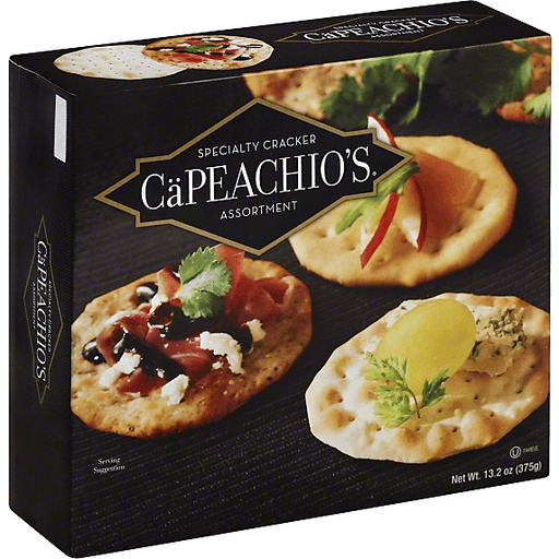 slide 2 of 3, CaPeachio's Specialty Cracker Assortment, 13.2 oz