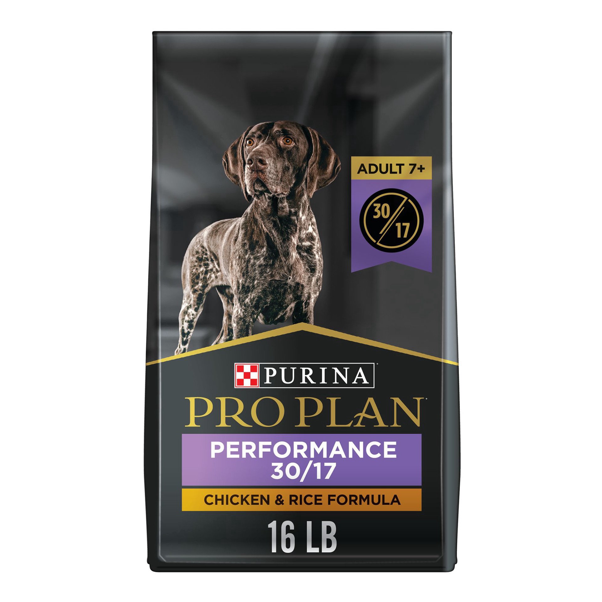 slide 1 of 1, Purina Pro Plan Adult 7+ Chicken & Rice Formula Dog Food 16 lb, 16 lb
