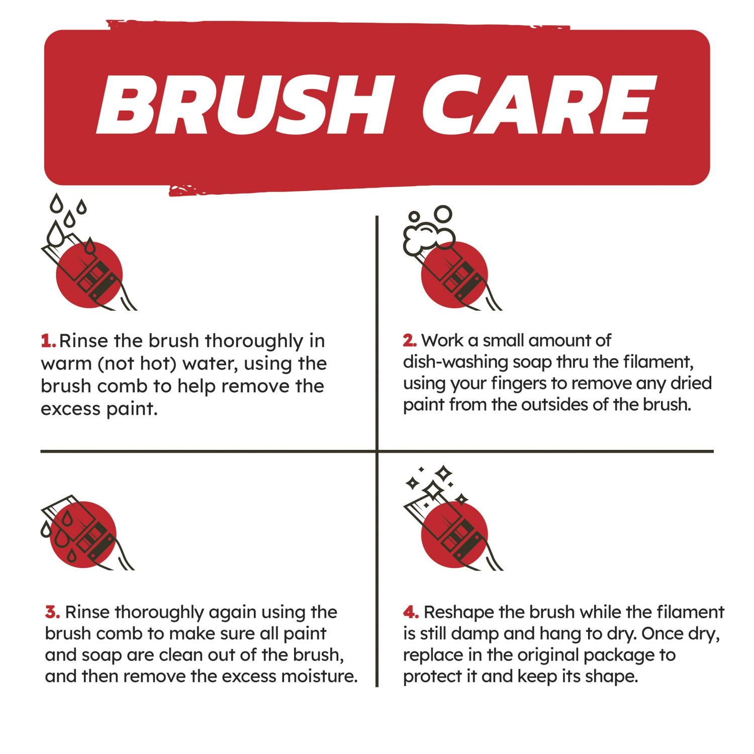 slide 3 of 4, LinzerBrush Set, 5 ct