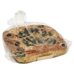 Breadcrumb Olive Parmesan Focaccia Bread