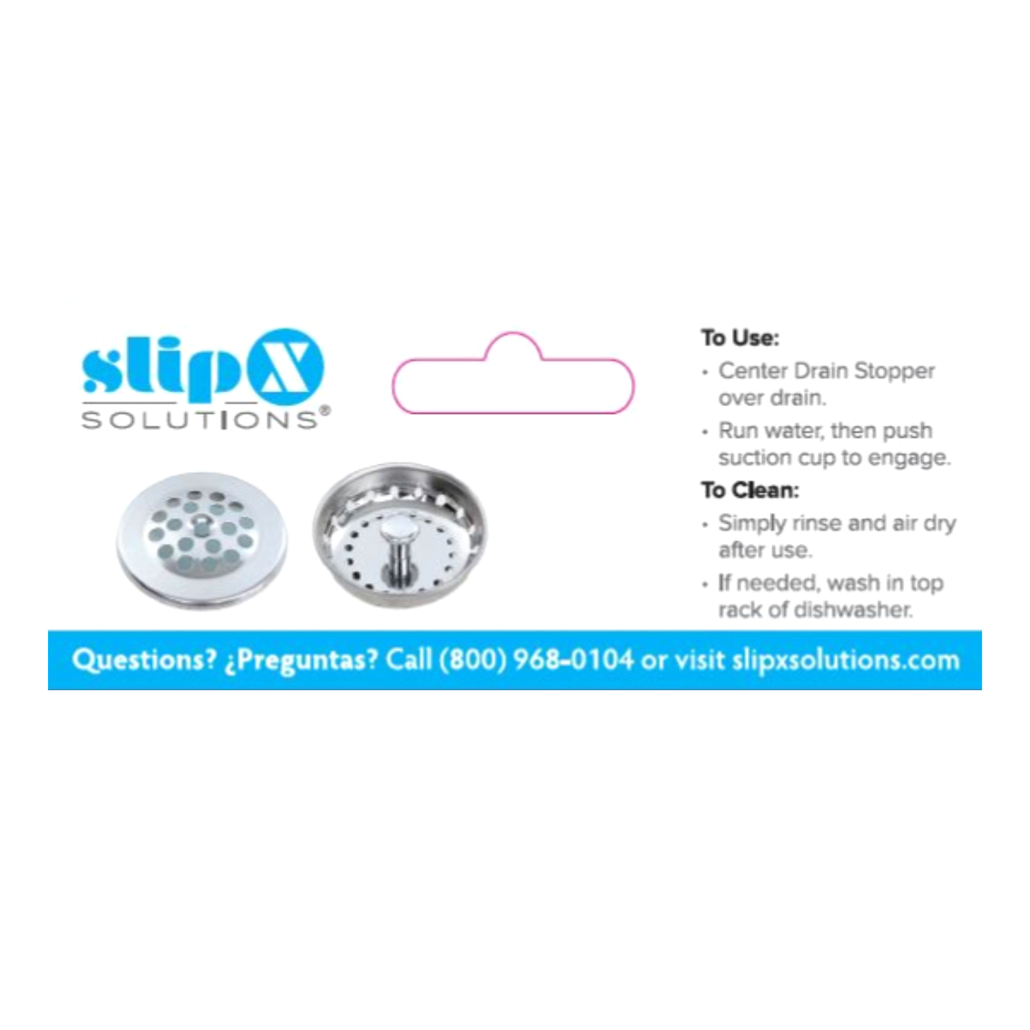 slide 1 of 2, SLIPX Slip X Seal Tight Drain Stopper, 1 ct