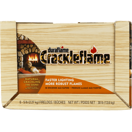 slide 5 of 8, Duraflame Crackleflame Fire Logs, 5 lb