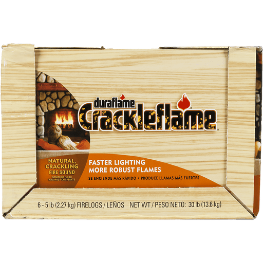 slide 6 of 8, Duraflame Crackleflame Fire Logs, 5 lb