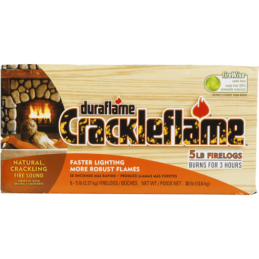 slide 7 of 8, Duraflame Crackleflame Fire Logs, 5 lb