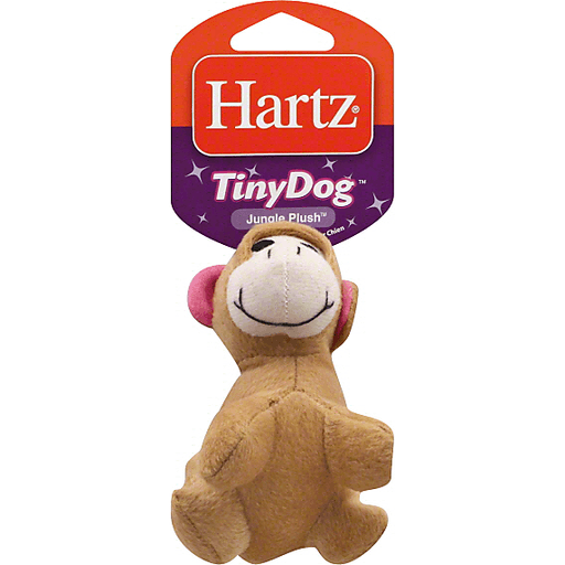 slide 2 of 3, Hartz Tiny Dog Jungle Plush Toy, 1 ct