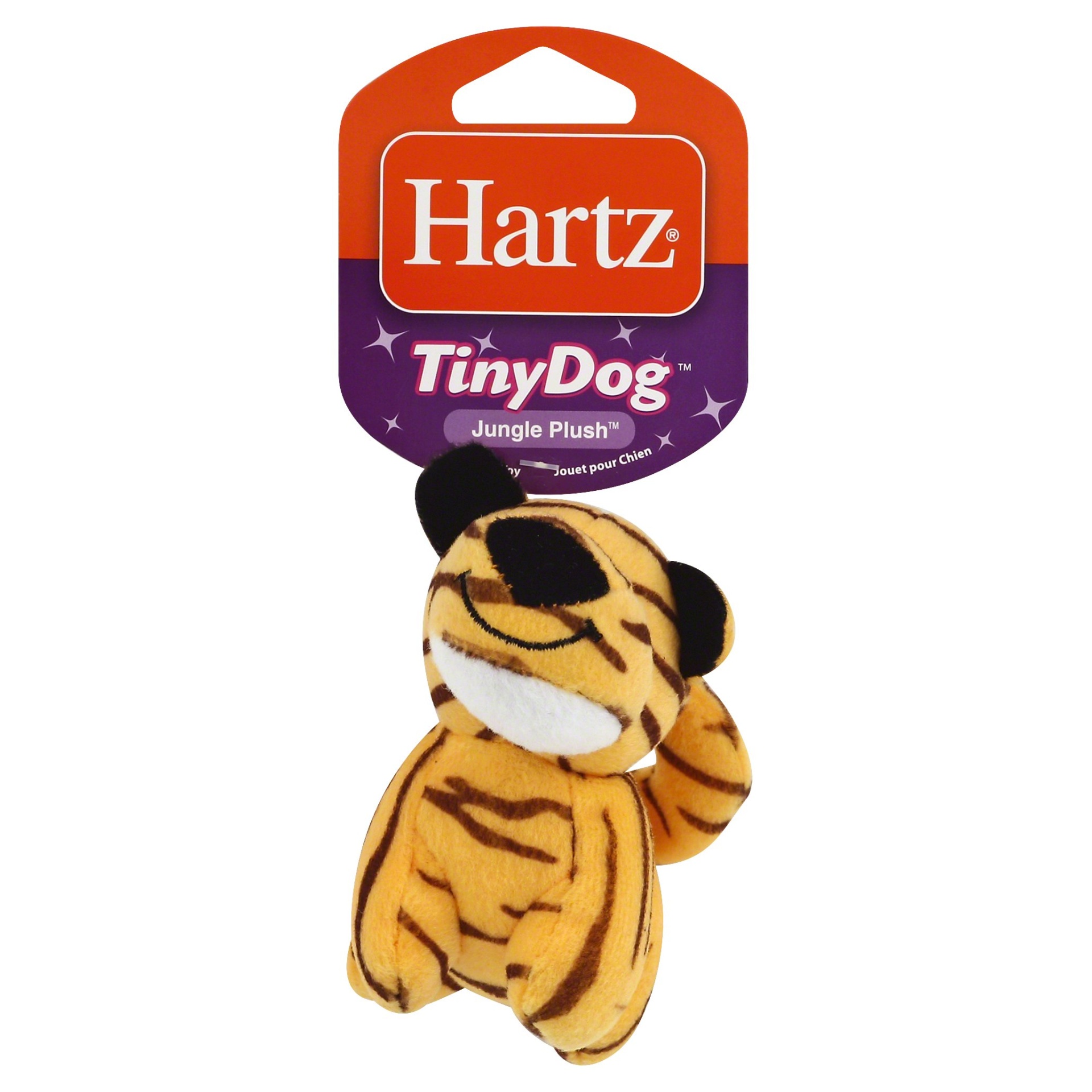 slide 1 of 3, Hartz Tiny Dog Jungle Plush Toy, 1 ct