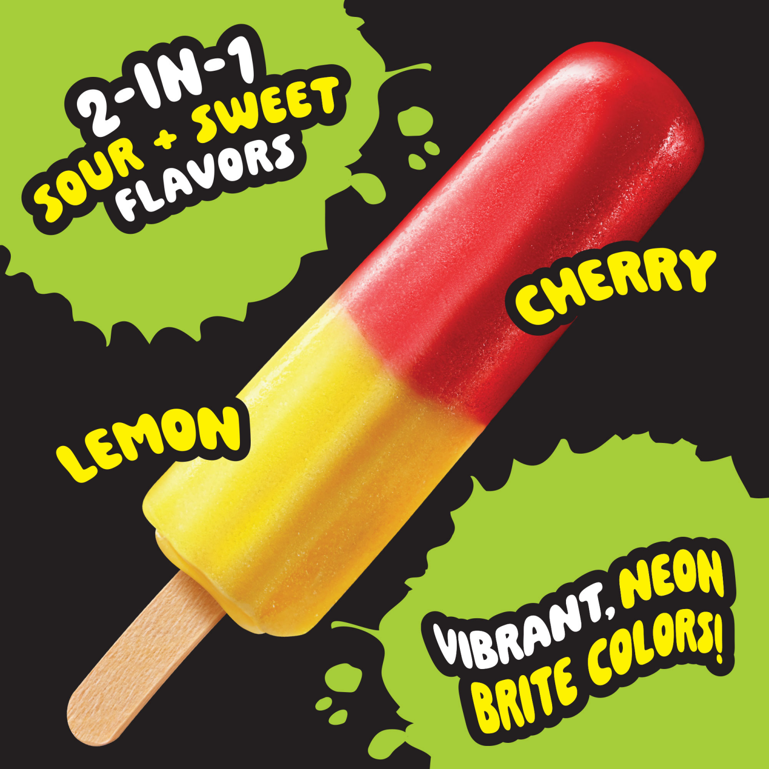slide 4 of 4, Trolli Gummi Pops Popsicles - Cherry Lemon, 10 ct