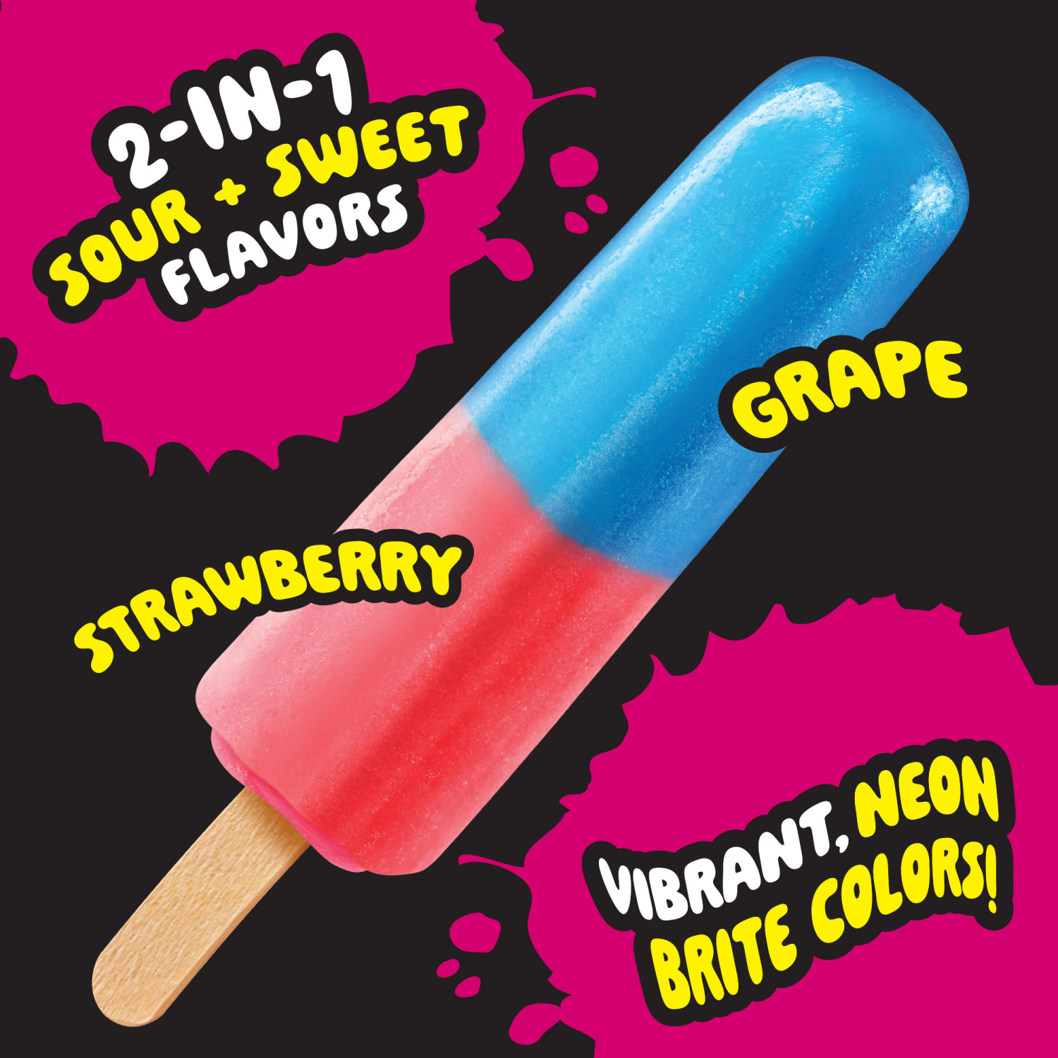 slide 4 of 4, Trolli Gummi Pop, Grape Strawberry, Pops - 16.5 fl oz, 16.5 fl oz
