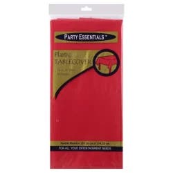 Party Essentials Plastic Rectangle Tablecover