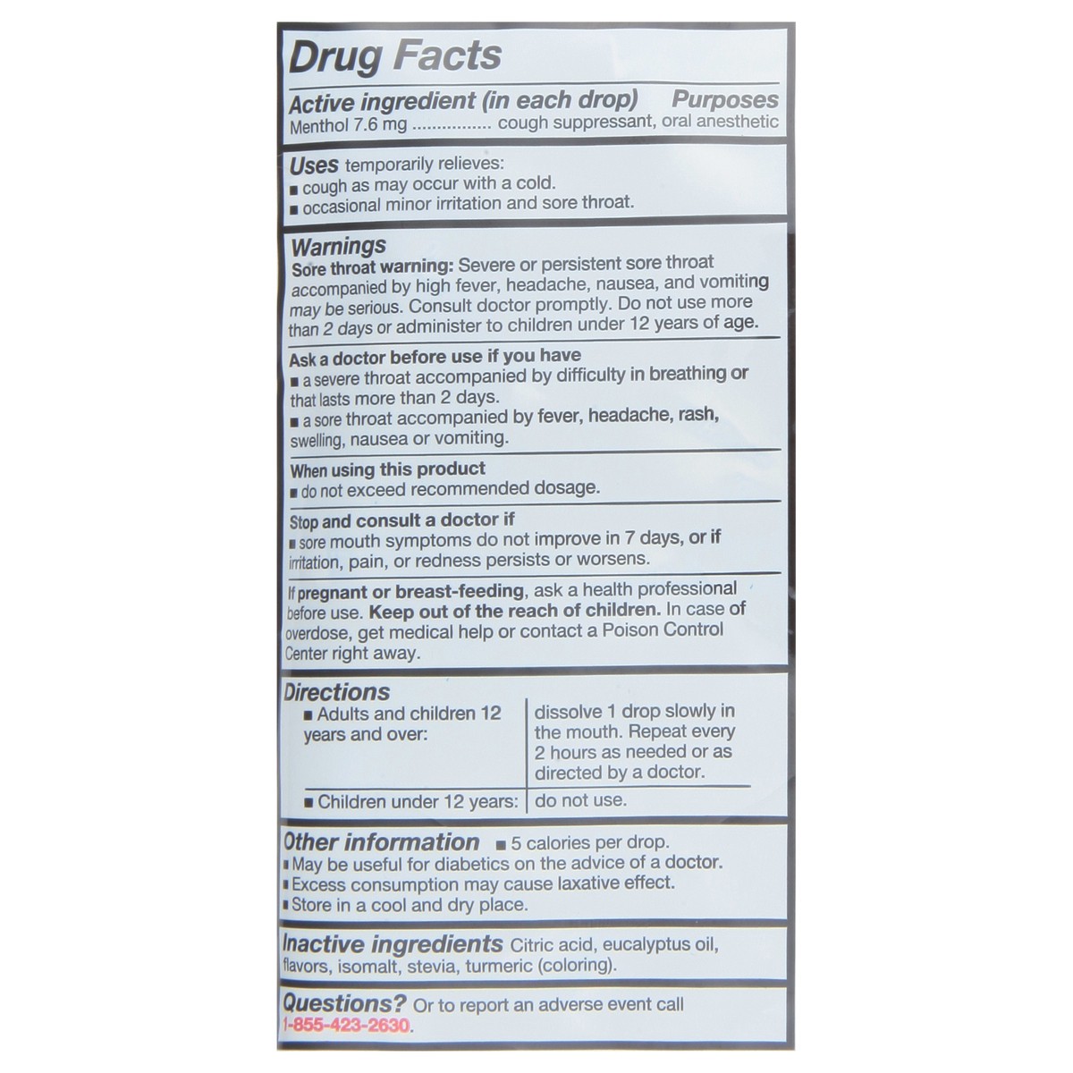 slide 12 of 12, Equaline Sugar Free Honey-Lemon Flavor Cough Drops 1 ea, 1 ct