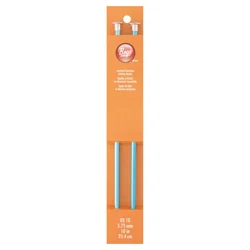 Boye Straight Aluminum Knitting Needles 10"- size 10