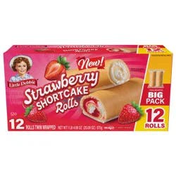 Snack Cakes, Little Debbie Big Pack Strawberry Shortcake Rolls