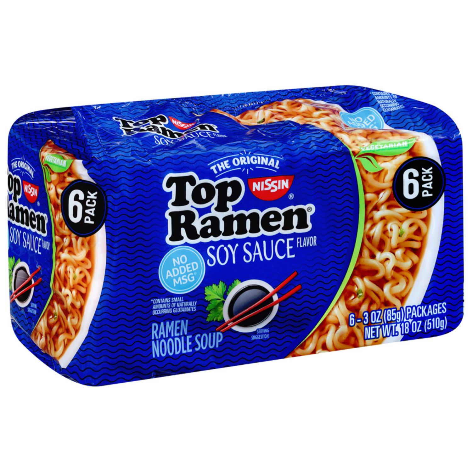 slide 2 of 3, Nissin Oriental Top Ramen Soup, 6 ct