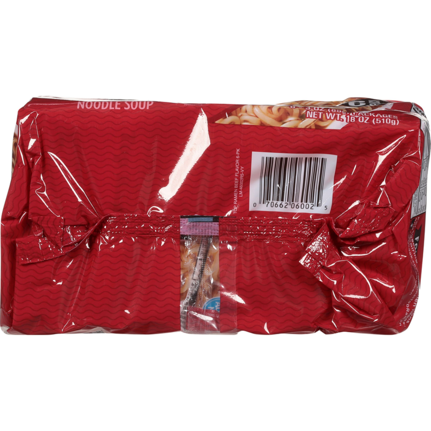 slide 3 of 3, Top Ramen Beef Flavor Ramen Noodle Soup 6 - 3 oz Packages, 6 ct