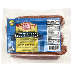 Five Star FIVE STAR Brand MILD BEEF KIELBASA 32 oz package